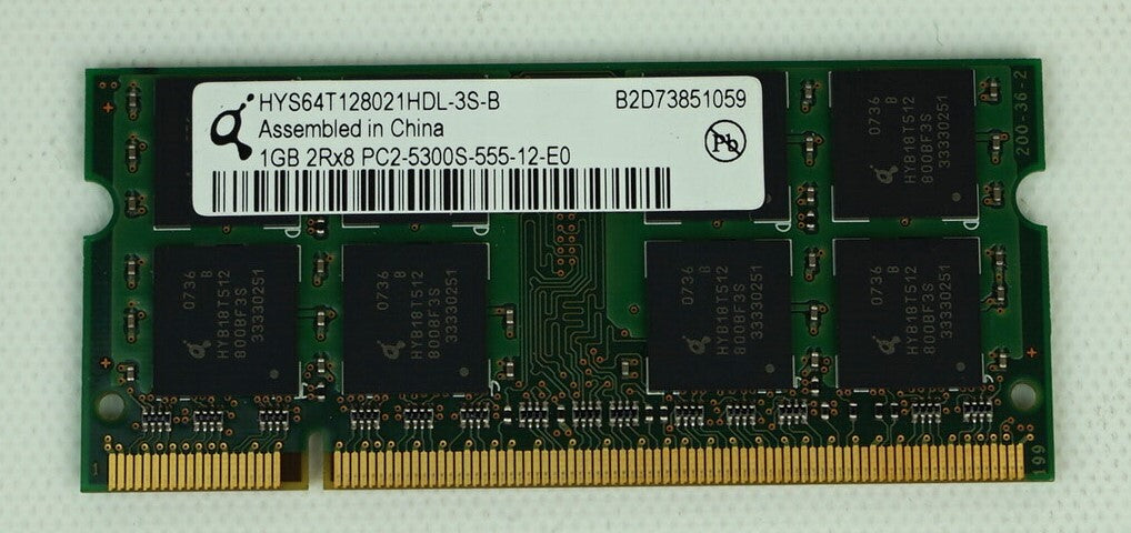 Memory-RAM--Desktop-Laptop--Qimonda--HYS64T128021HDL-3S-B-Open-Box