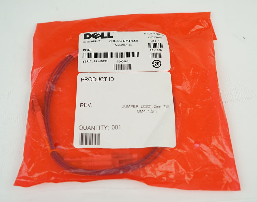 Cables-Connectors-Fibre--Dell--HRPY3-New