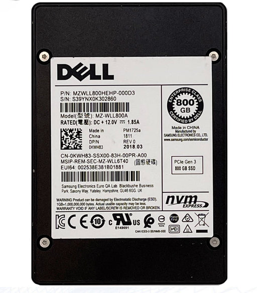 Servers-Drives-Storage--Dell--KWH83-Open-Box